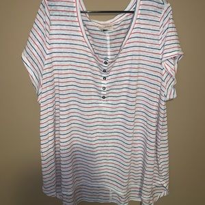 Universal Thread Striped Tee 3X